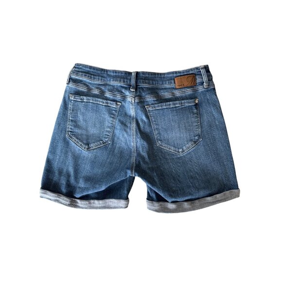 Mavi Womens‎ Pixie Denim Jean Shorts Stretch Cuffed Hem Size 30 Mid Wash - Picture 6 of 9